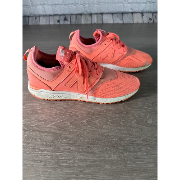 New Balance Women's 574 Sport REVlite Coral Pink Running Shoe Sneakers US 8 - Picture 1 of 13